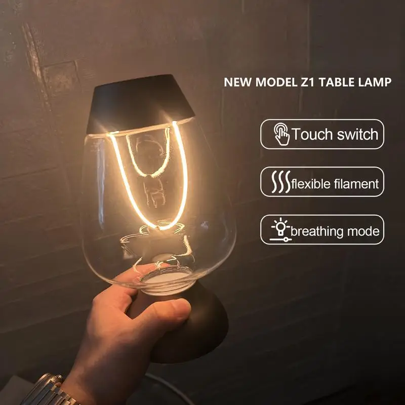 

Magnetic Desk Night Light Small Desk Lamp USB Charging LED Night Light Ambient Night Light Mood Lighting Nightstand Modern Lamps