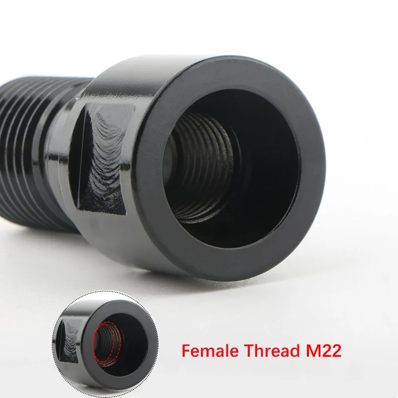 Imagem -04 - Rosca Fêmea para 11 Adaptador de Rosca Macho Broca de Diamante M22 Buraco Saw Thread Convertor Ferramentas de Conexão Bsp M22