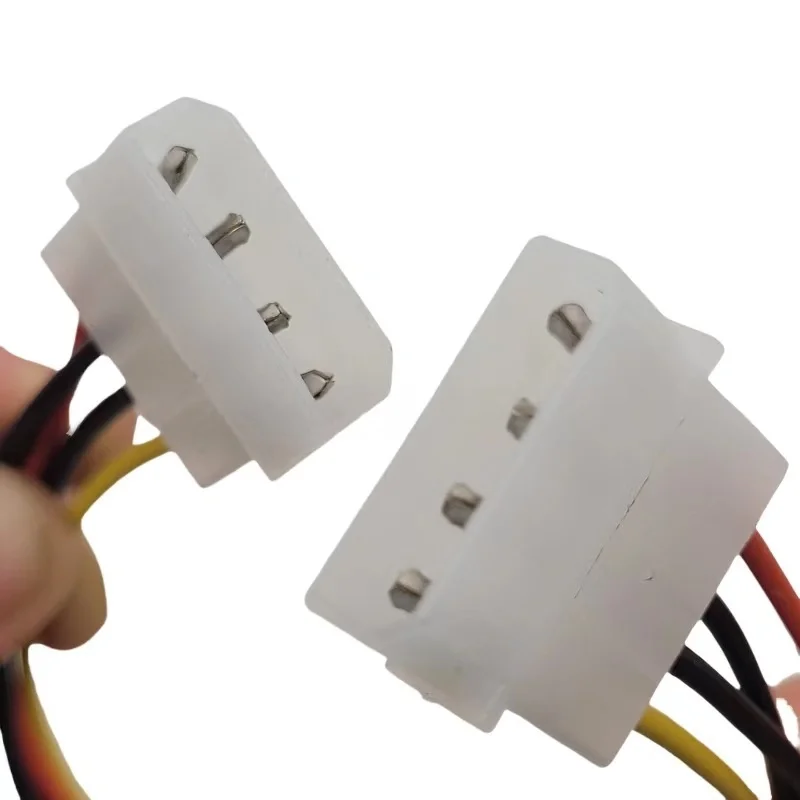 

4 PIN Molex Power Cable Big 4 Pin Male to 4 Pin Male Convert Adpater Extend Wire 30CM Hard Drive Optical Drive Connect Cord