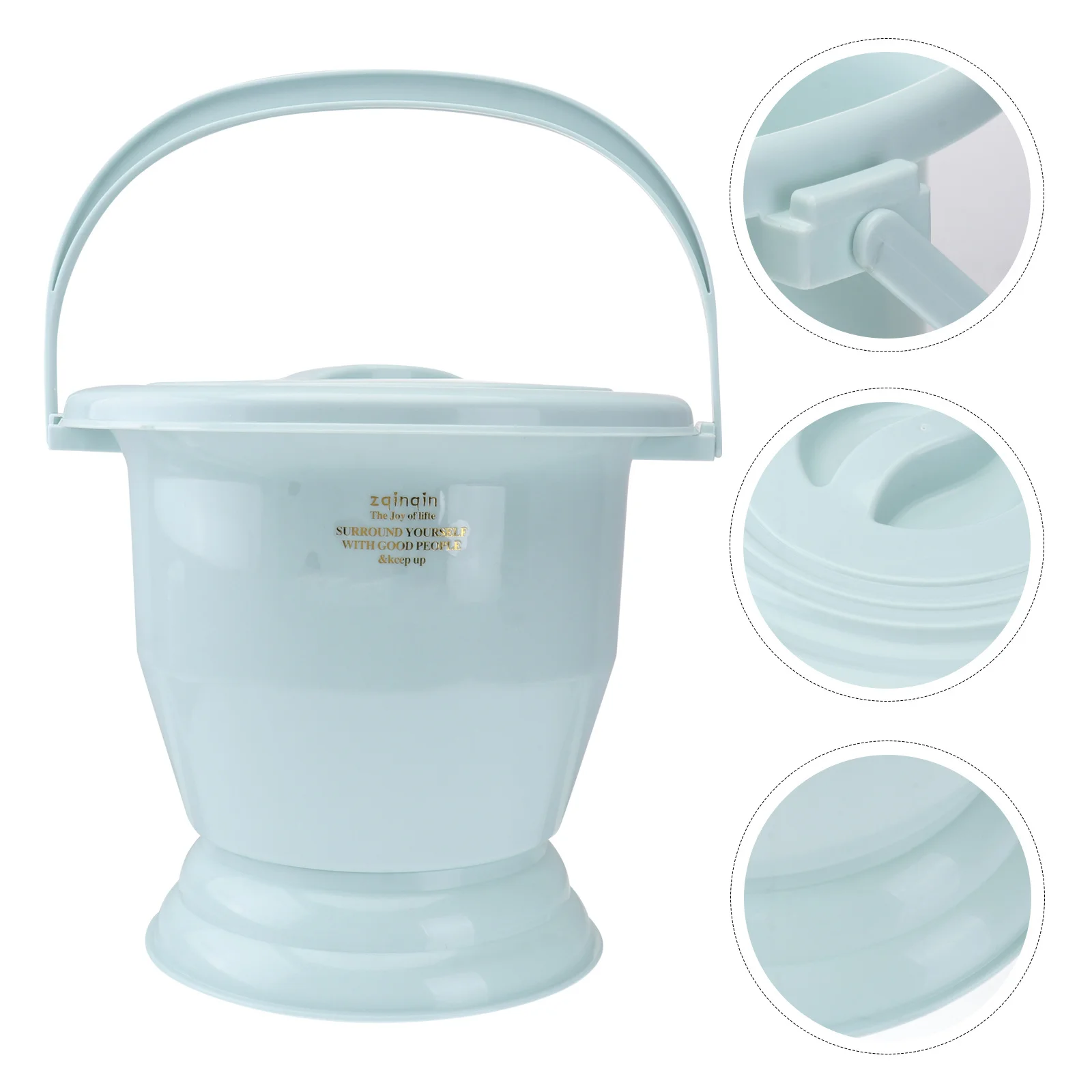 1 قطعة قعادة سميكة المحمولة لكبار السن الكبار الأطفال المحمولة Bedpan قفل غطاء دائم Pp البلاستيك البول الحاويات ليلة #1