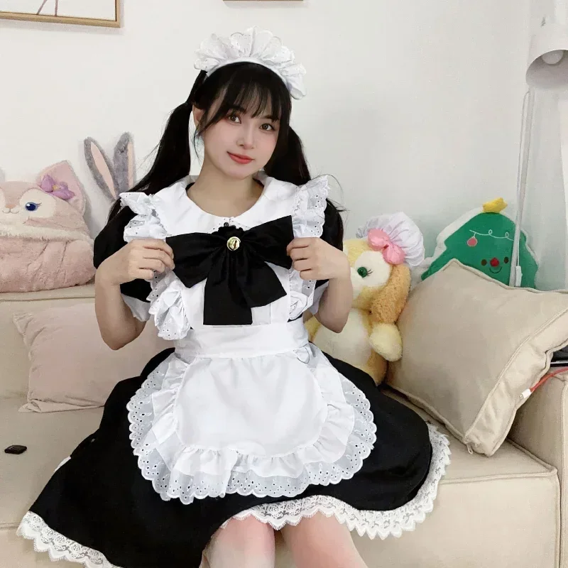 

Anime Cosplay Role Play Outfit New Sweet Beautiful Woman Maid Outfit Pink Lolita Cosplay Loli Maid Outfit 2025 new