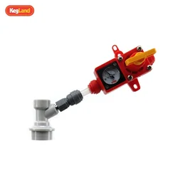 KegLand  Integrated Gauge BlowTie Spunding Valve Kit (0-15psi)