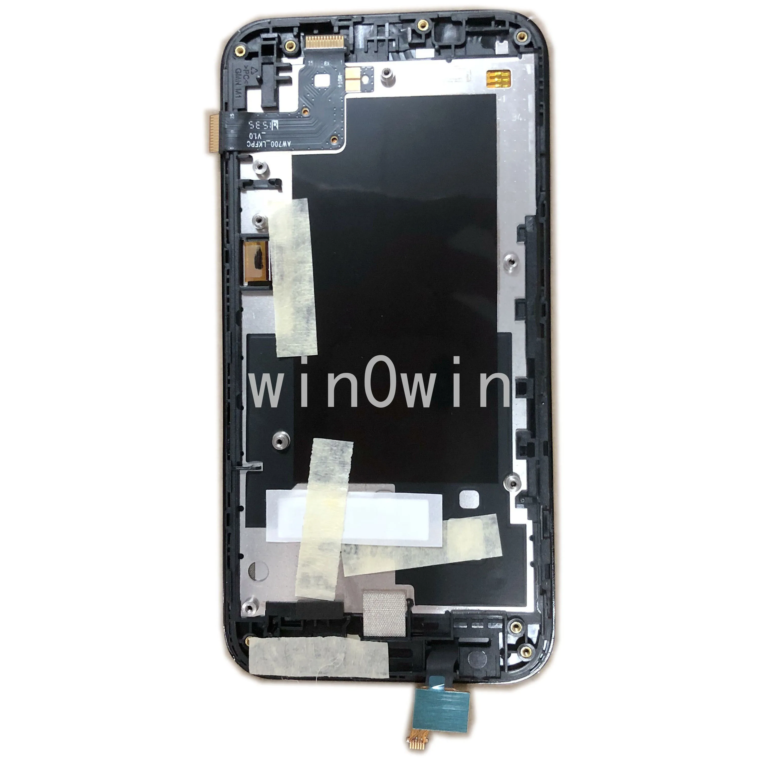 LCD LED Touch Screen Digitizer Glass Assembly with BLACK Frame For ASUS Zenfone Go ZC451TG 4.5'' 854*480 AW700_LKFPC_V1.0