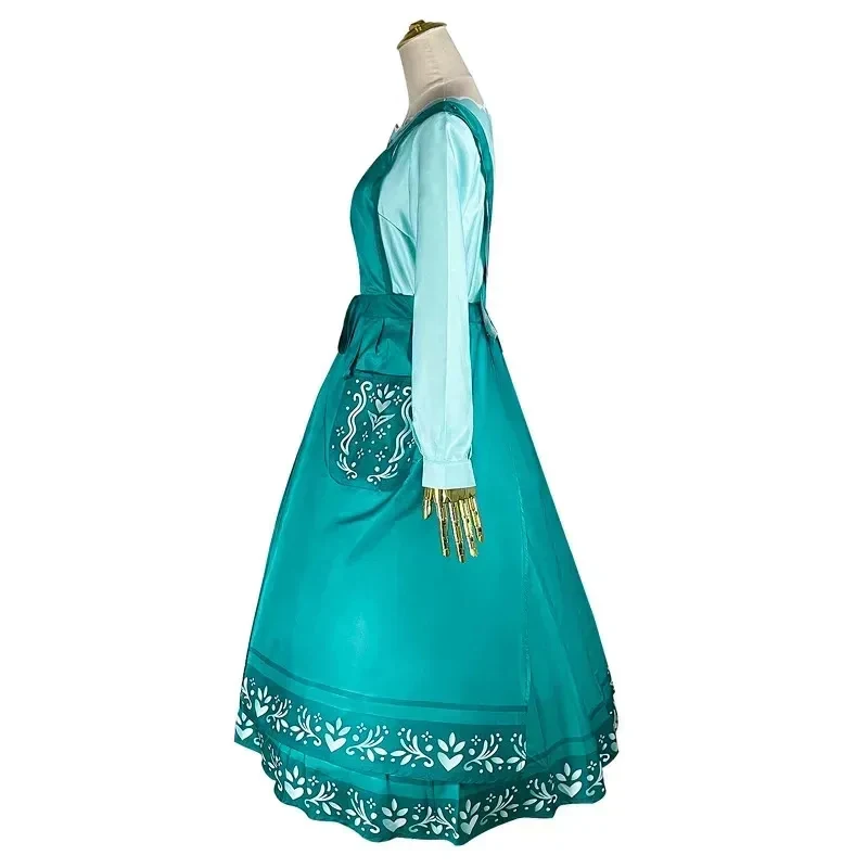 Disfraz de Julieta Madrigal de Encanto, Vestido de Manga Larga, Disfraz de Cosplay para Halloween, Carnaval, Fiestas de Disfraces para Mujeres, Coszi