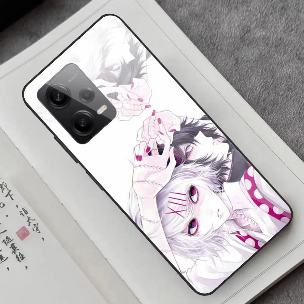 T_tokyo G_ghoul Phone Case For Redmi Note 13 Pro Plus 12 11 A3X A1 A2 13C 12C Black Glass Cases