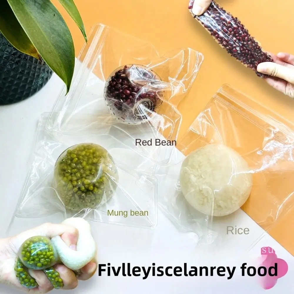 

Красная фасоль, медленно растущая липкая жемчужина, супер мягкая эластичная игрушка с жемчугом и медленным отскоком, красочная имитация жемчуга, сжимаемая игрушка для детей