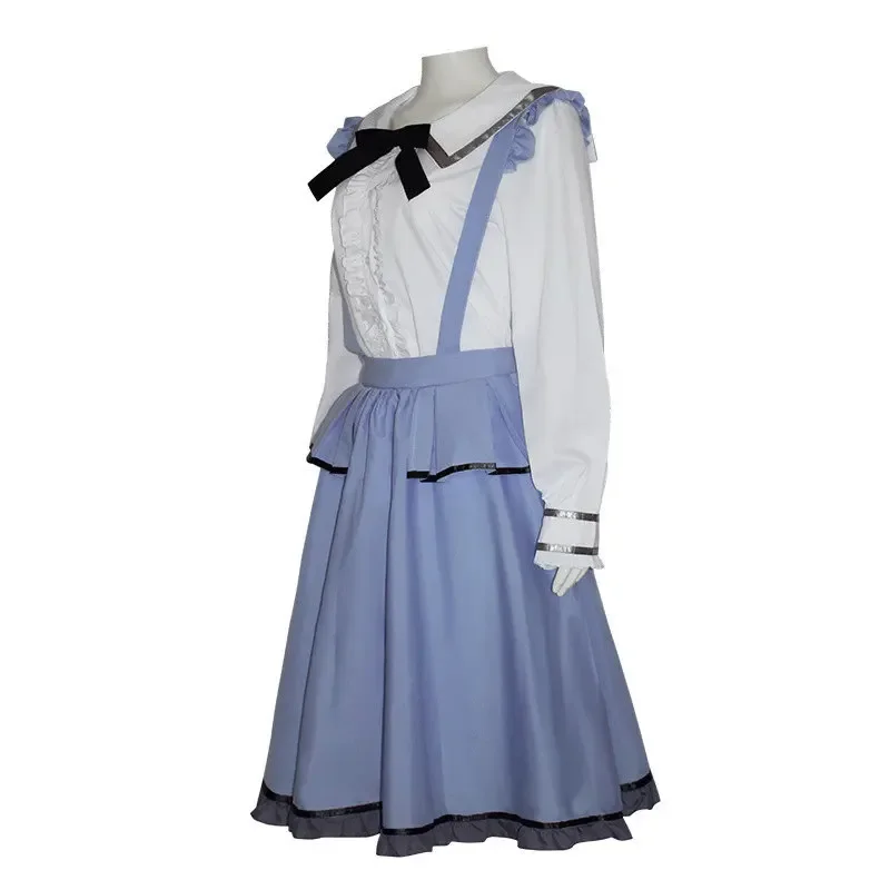 Robe de Cosplay Colorée Akira ata Yazaki pour Fille, Tenue de Femme de Chambre pour Halloween et Carnaval, Nouvelle Collection 2024