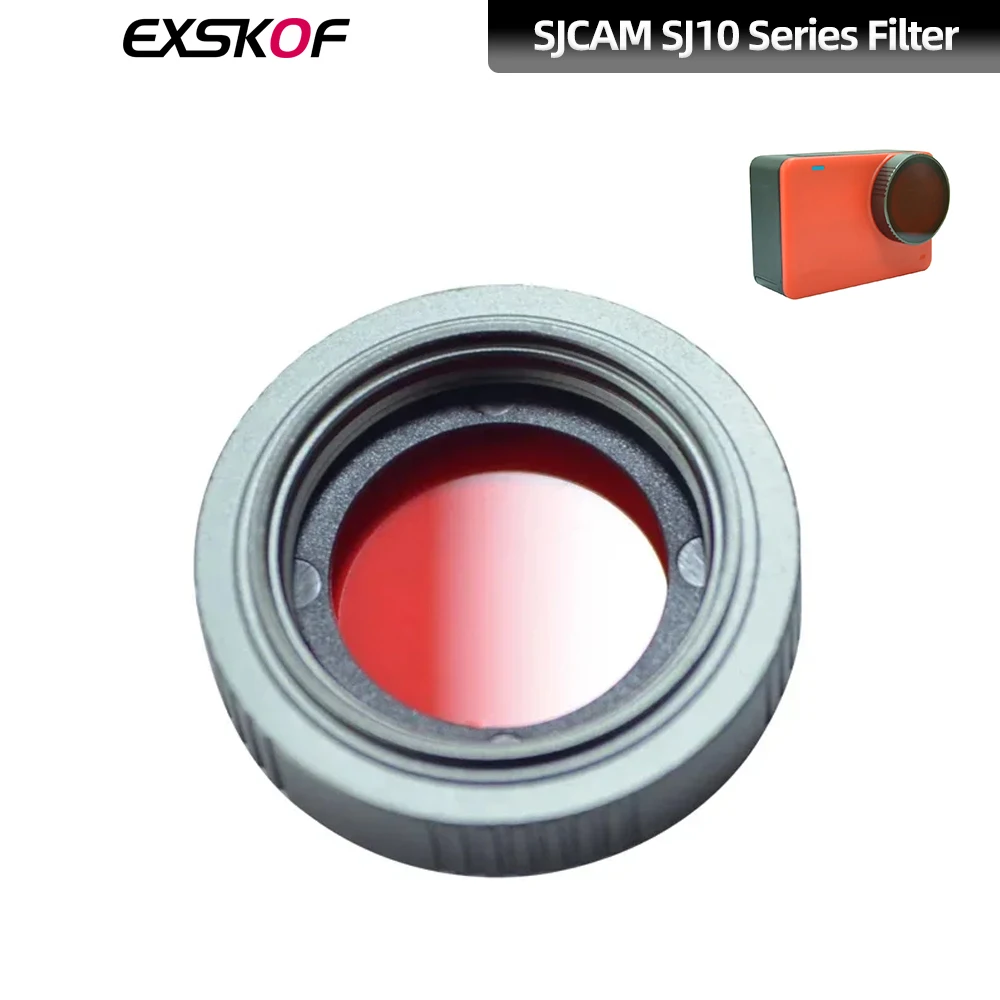 Оригинальные фильтры для SJCAM серии SJ10, фильтры для дайвинга для SJ10PRO, SJ10X, SJ10, аксессуары для экшн-камеры с двойным экраном