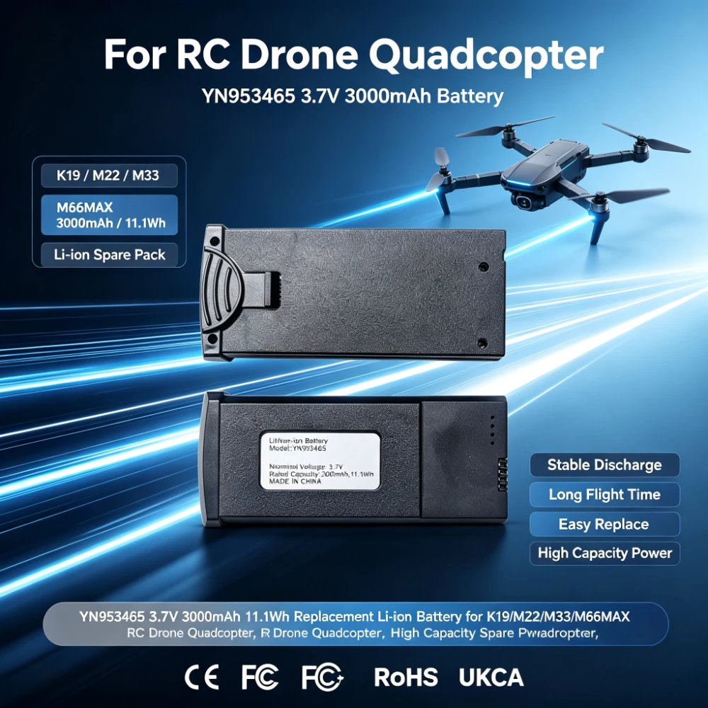 بطارية ليثيوم أيون بديلة عالية - مراجعة Drone Zll Rc وسعره