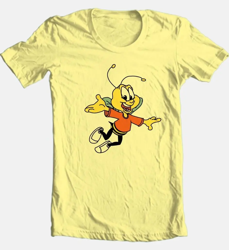 Cheerios T shirt Honeybee men's classic fit yellow graphic printed cotton tee