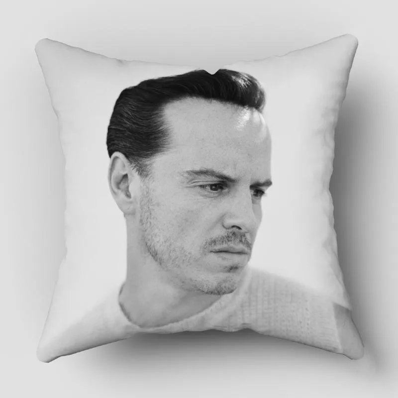 Musife Andrew Scott Decorative Pillowcase Art Square Zippered Pillow Cover 35*35,40*40,45*45cm wholesale