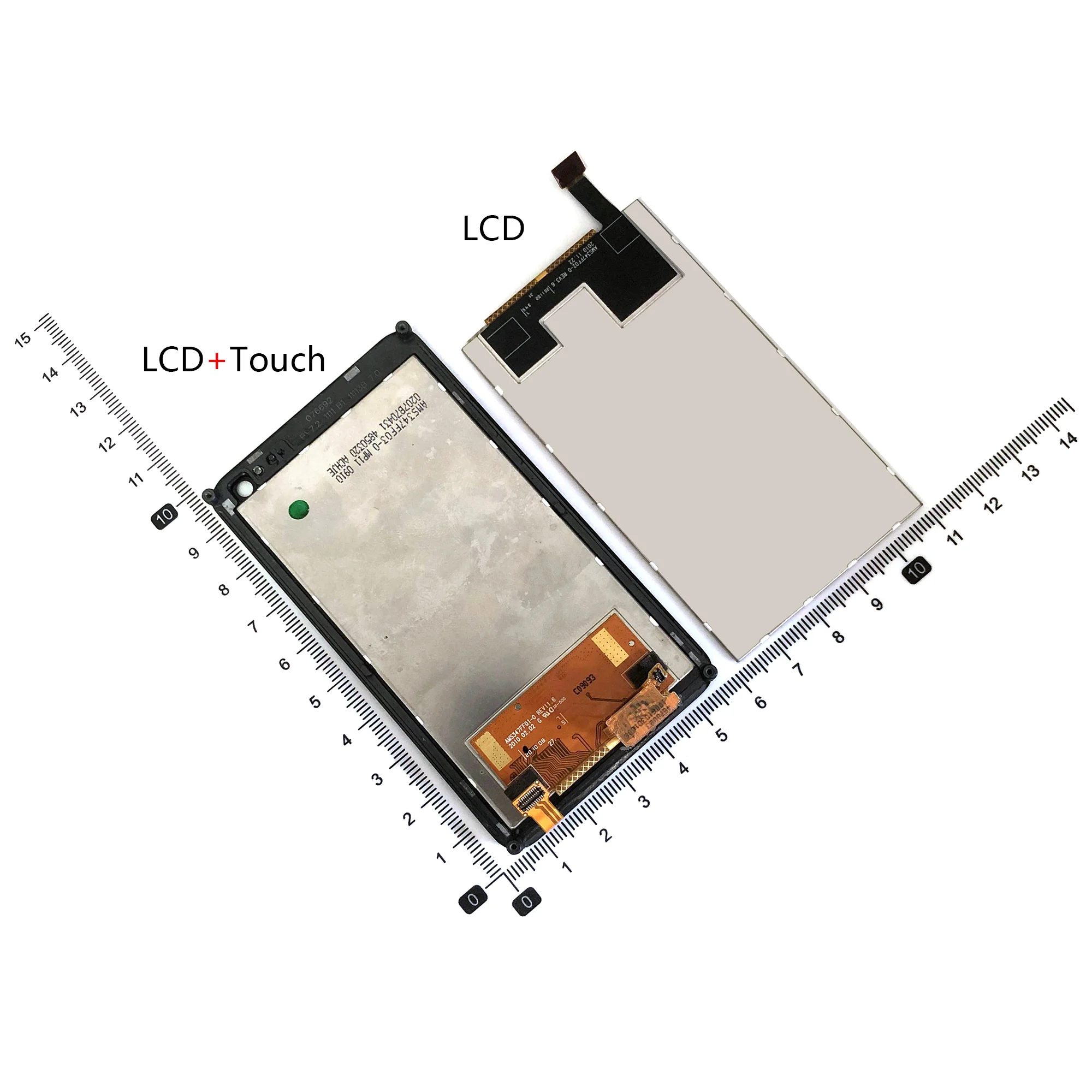 Wyświetlacz LCD do Nokia 603 2720 5230 5800 C6 X6 C3 E5 X2-01 200 E6 E7 E7-00 E63 E71 E72 N8 N85 N86 N95 N96 N97 X7 X7-00 - część zamienna — zdjęcie produktu 6