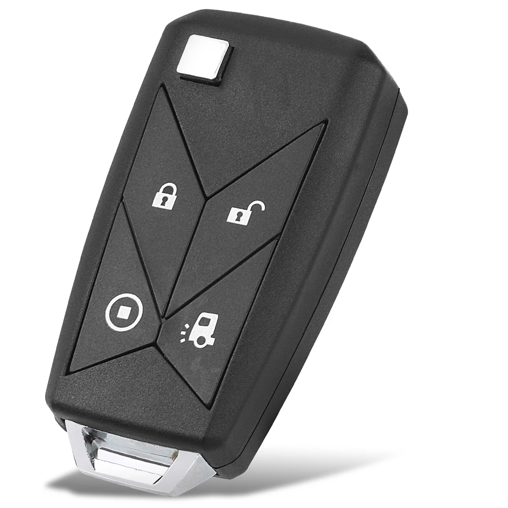 Keyecu 4 Buttons for Renault Pickup Truck Lorry Gamma Series T C K Flip Remote Car Key Shell Fob Cover Replacement view 2