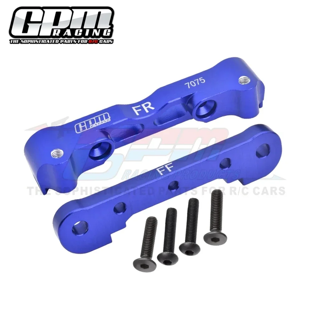 Soporte de brazo de suspensión inferior delantera de metal GPM AR 330378   +AR 330379   para ARRMA 1/7 BIG ROCK FIRETEAM INFRACTION 1/8 Kraton Outcast 6S