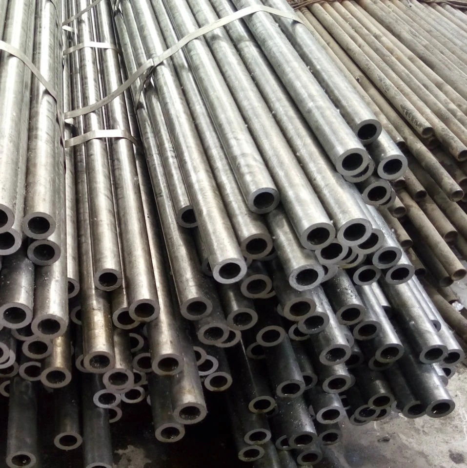 

Gcr15 bearing steel straight hollow tube High frequency quenched chrome plated hard seamless steel pipes