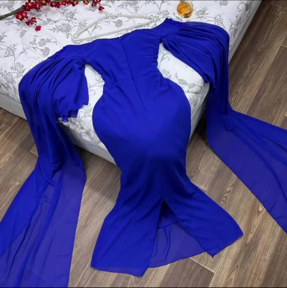 Vestidos de graduación con hombros descubiertos, vestido de noche de sirena, bordado de diamantes de imitación, satén, vestido Formal para ocasiones, vestido de cumpleaños para mujer