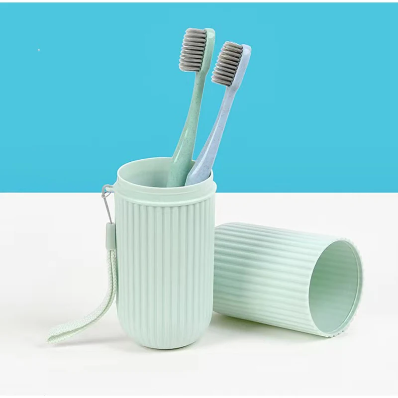 Travel Portable Toothbrush Cup Bathroom Toothpaste Holder Storage Case Box Organizer Travel Toiletries Storage Cup New Creative