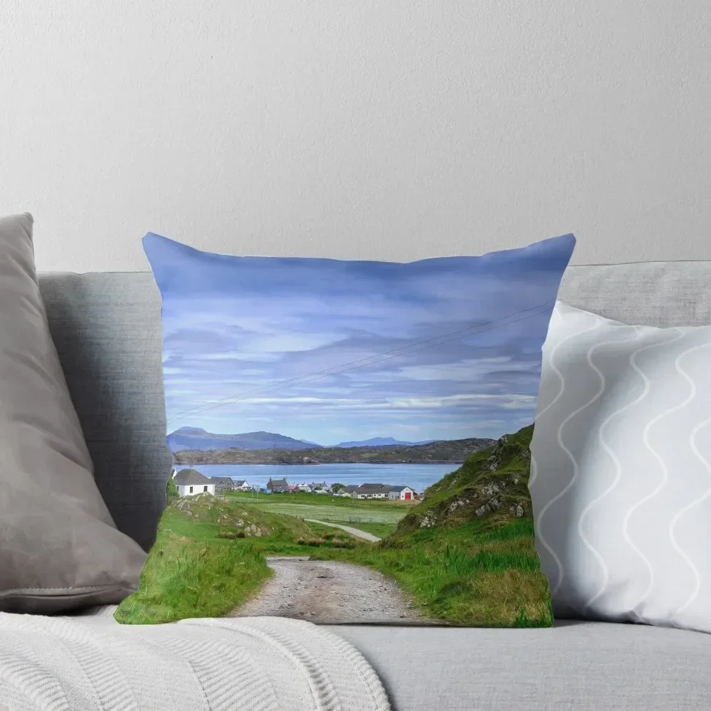 

Baile Mor, Isle of Iona, Inner Hebrides, Scotland Throw Pillow Christmas Pillow Cases Embroidered Cushion Cover pillow