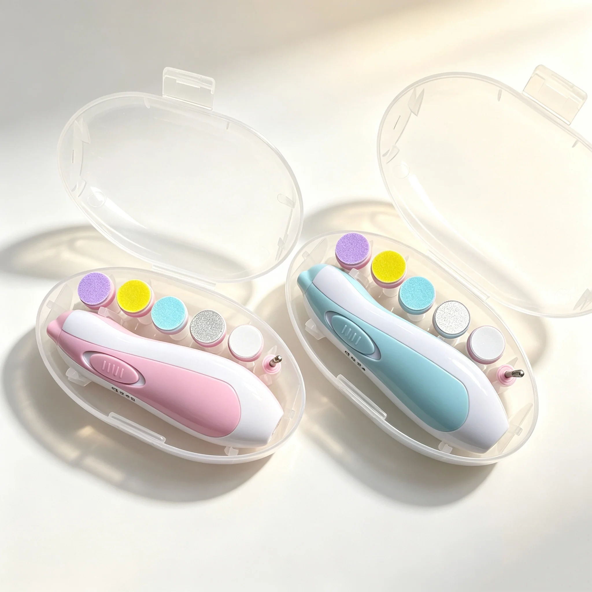 Baby Electric Nail Trimmer Kid Nail Polisher Tool Baby Care Multifunctional Fingernail Cutter Trimmer Infant Manicure Set