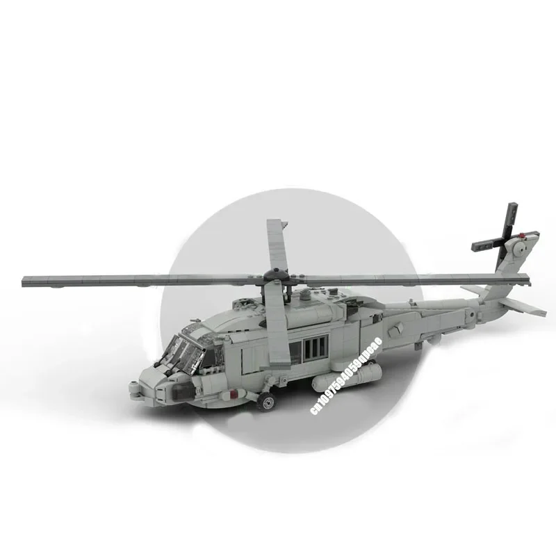 جديد 1015 قطعة Moc الأسلحة العسكرية Sh-60 صقر البحر طائرة مقاتلة نموذج مخصص لغز التكنولوجيا لتقوم بها بنفسك الجمعية الاطفال لعبة هدايا العيد