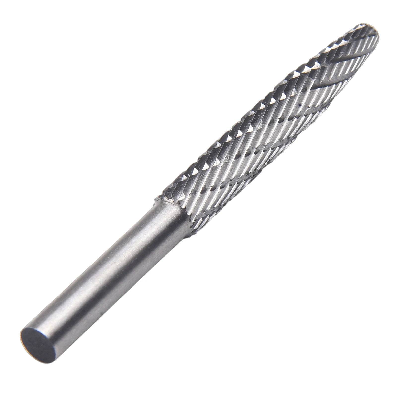 1PC 6mm Rotary File HSS Silver Wood Carving Rotary File For Carving Grinding Polishing Deburring Wood Plastic Welding Scar Rust