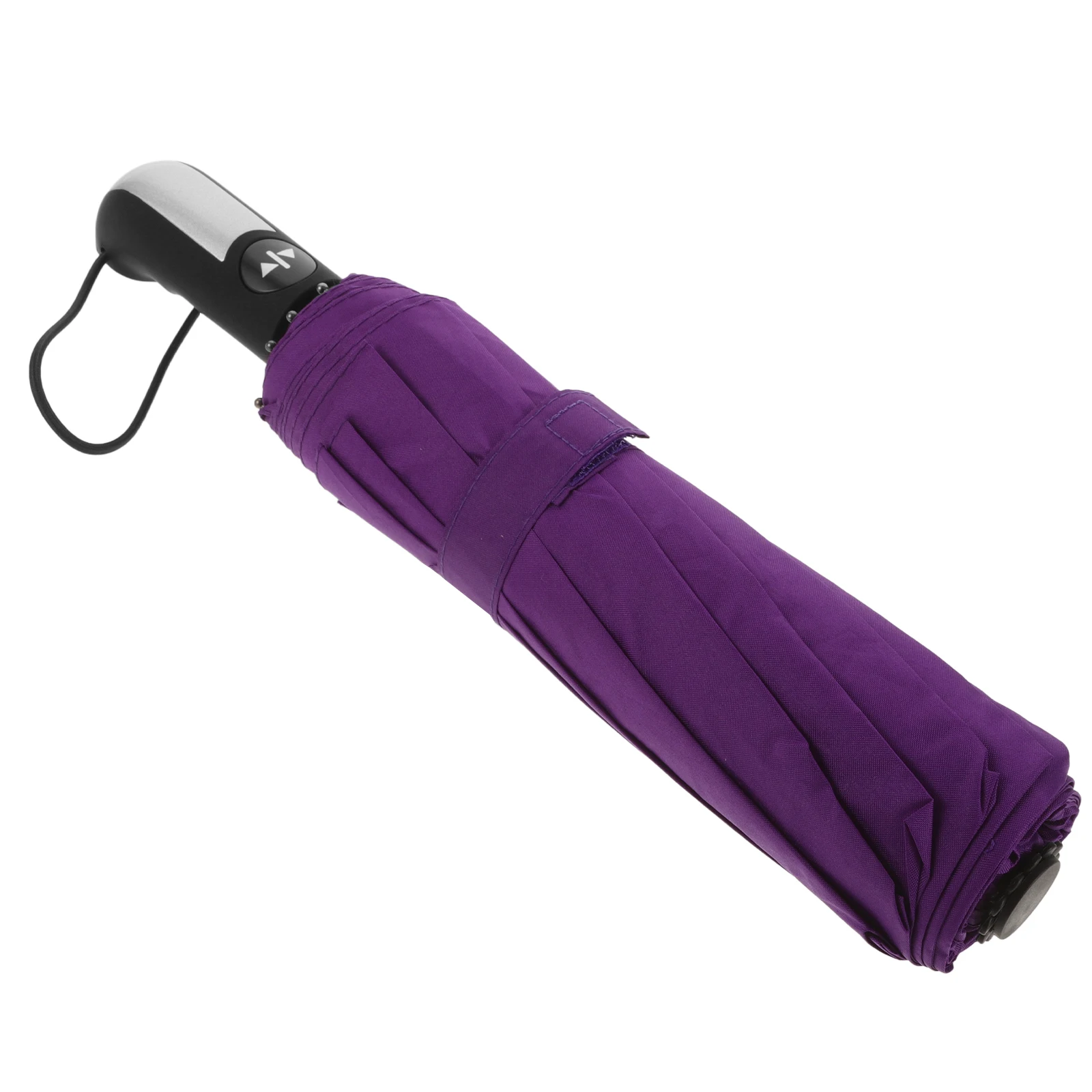 

Automatic Umbrella 10 Rib Pongee Large Double Canopy Windproof Purple 23 Inch Travel Portable Folding Sun UV Protection Rain