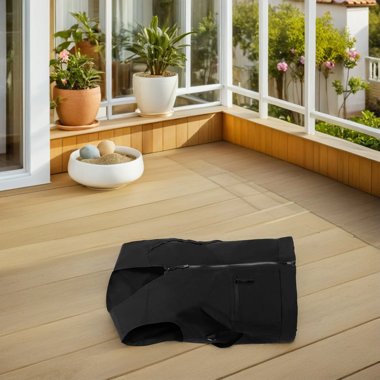 

Dog Handler Trainer Vest Lightweight Breathable Material with Moisture-Wicking Lining Close-Fit Adjustable Design 2 Large Front