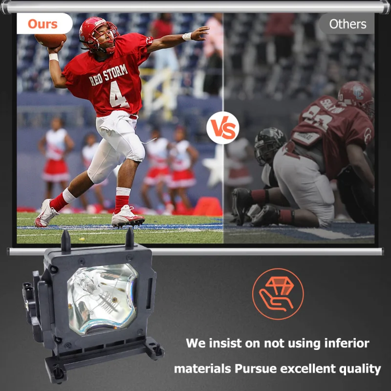 Inmoul LMP-H202 ใช้งานร่วมกับสําหรับ Sony VPL-HW30 VPL-HW30AES VPL-HW30ES VPL-HW40ES VPL-HW50ES HW55ES HW55ES-B VPL-VW95ES