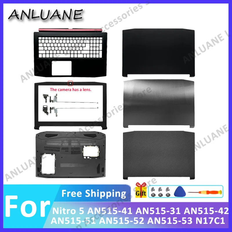 

Новый чехол для ноутбука Nitro 5 AN515-31 AN515-41 AN515-53 N17C1 AN515-51 AN515-52 AN515-42, передняя панель, петли, задняя крышка LCD-экрана