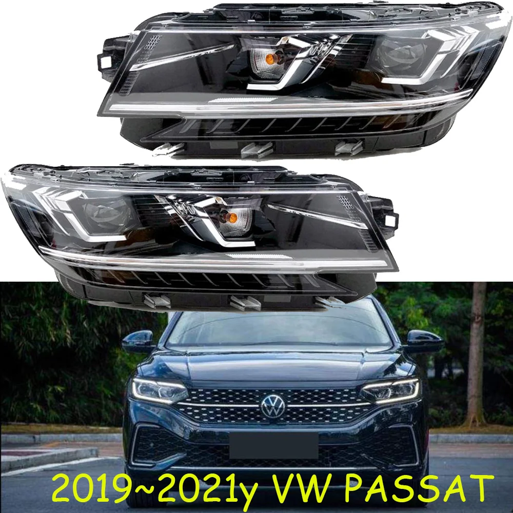 1pcs car bumper Magotan headlamp for Volkswagen Passat headlight LED 2019～2021 car accessories head lamp for VW passat fog light