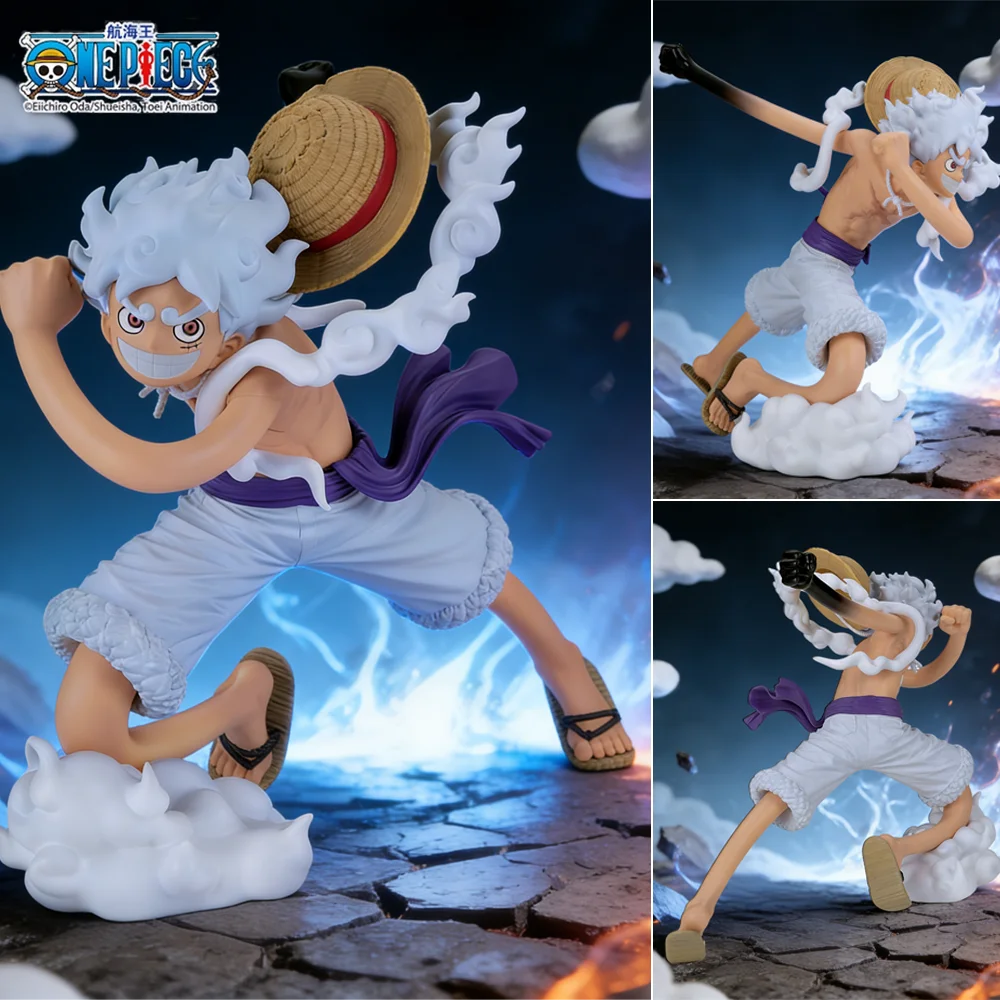 

Официальная фигурка Monkey D. Luffy Gear 5 Nika Form из One Piece, 1 шт., декоративное коллекционное украшение, идеальный подарок для праздников.