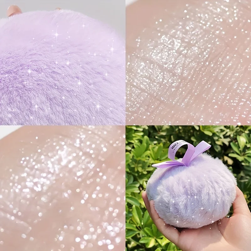 NEU Purple Peach Highlighter Ball – Setting Powder & Shimmer Body Glow