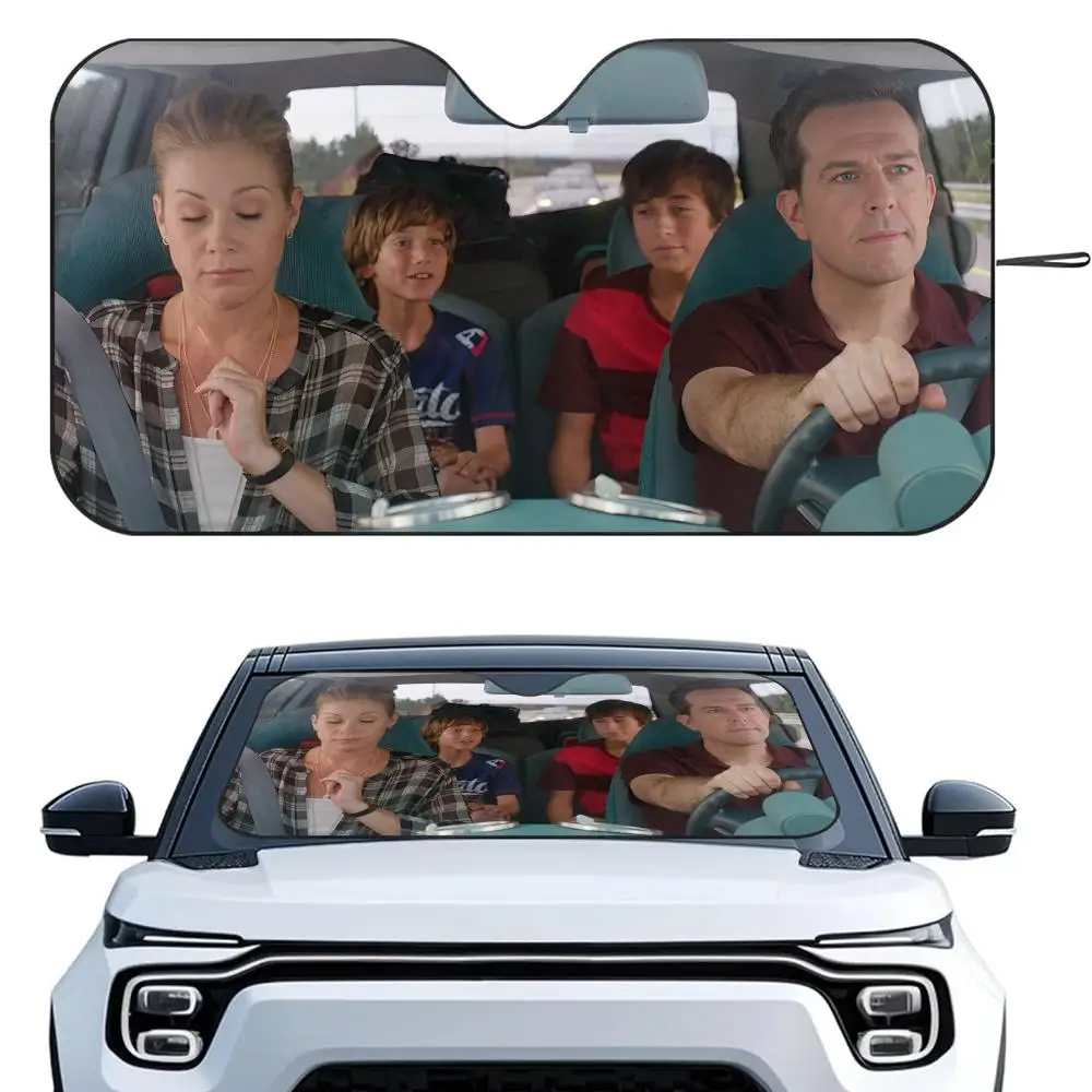 

V-Vacation movie Sun Visor Reusable Aluminum Foil UV Protector Heat Five-Layer Insulation Windshield Sunshades