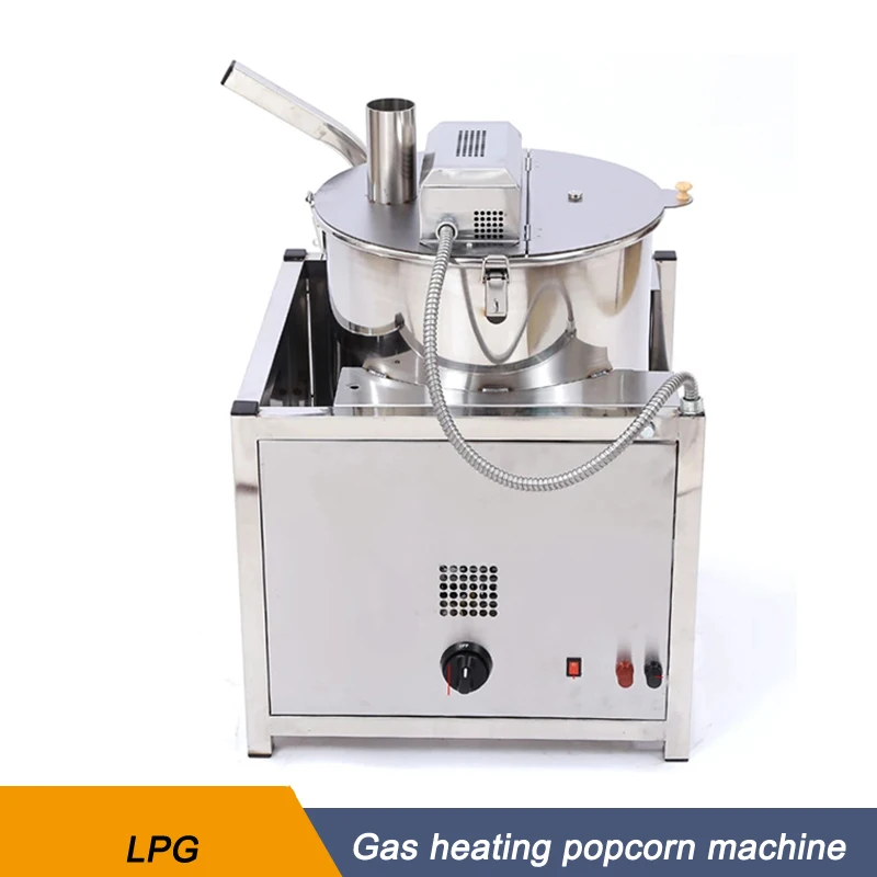 High capacity Commercial Spherical Popcorn Machine Gas/Electromagnetic Heating Fully-automatic Caramel Popcorn Making Machine