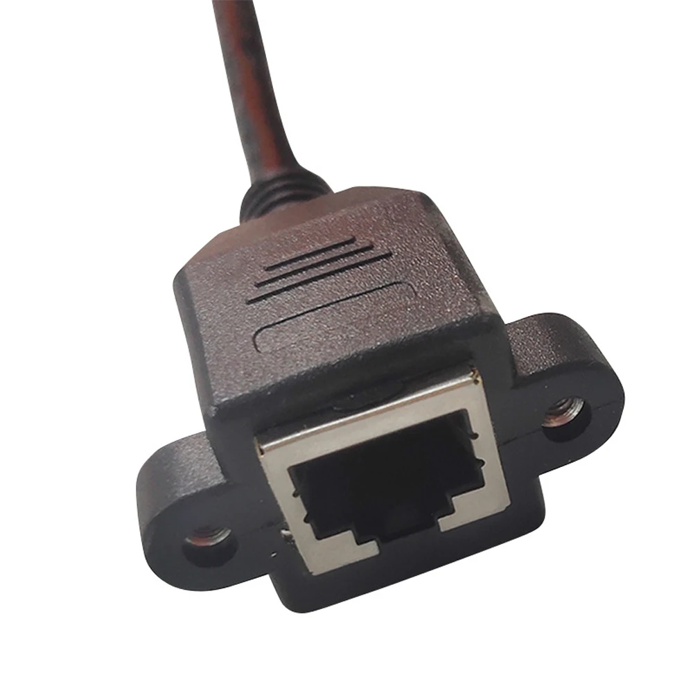 สายอะแดปเตอร์เครือข่าย RJ45 ตัวผู้-ตัวเมีย เป็น 8 พิน แบบขั้วต่อสกรู