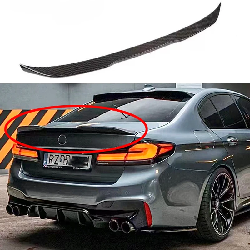 

For BMW 5. Series F90 G30 M5 Pro style rear trunk lid spoiler wing body sports modification kit 2017 2018 2019 2020 21 2022 2023