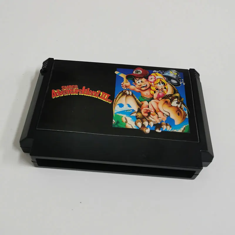 Cartuccia di gioco Adventure Island 3 60 pin per Console di gioco a 8 Bit