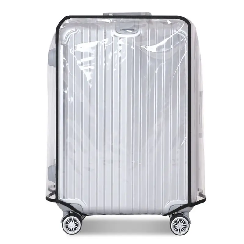 M2EA Clear PVC Suitcase Cover Protectors 18 20 22 24 26 28 30 Inch PVC Transparent Travel Luggage Protector for Carry on