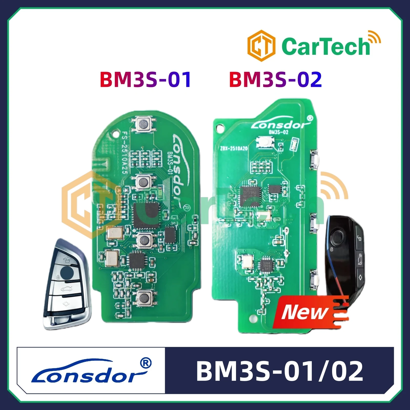 

Lonsdor BM3S-01 BM3S-02 Universal Smart PCB Used for BMW G-Chassis BDC2 BDC3 BCP for 2 3 4 5 6 7 8 Series X3 X4 X5 X6