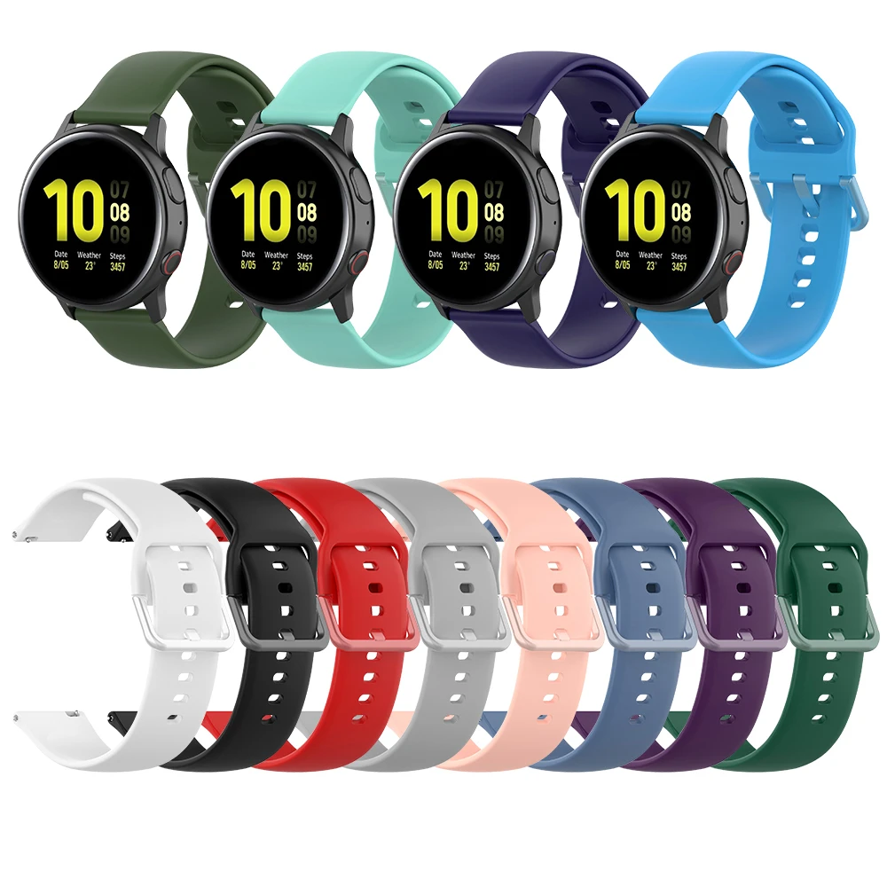 20 مللي متر 22 مللي متر سيليكون حزام لهواوي ساعة GT5 GT 5 46 مللي متر الرياضة معصمه GT 3 3 GT2 برو 42 مللي متر استبدال سوار حزام اكسسوارات