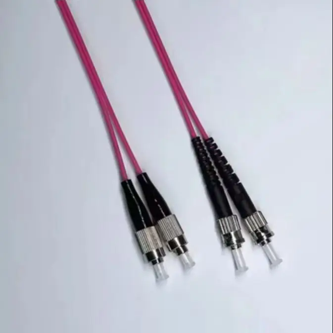 

fiber patch cord FC-ST OM4 duplex 20m 30m 100m ST-FC DX Multimode cable 1m2m3m5m7m10m optical fibre jumper free shipping ELINK
