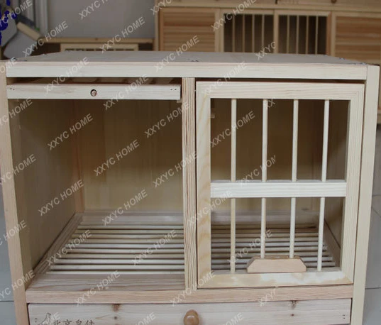 Nest Box Pigeon Nest Matching Cages Solid Wood Pigeon Cage Combination Adjustable Nest Balcony Pigeon House the Dove\' S Nest