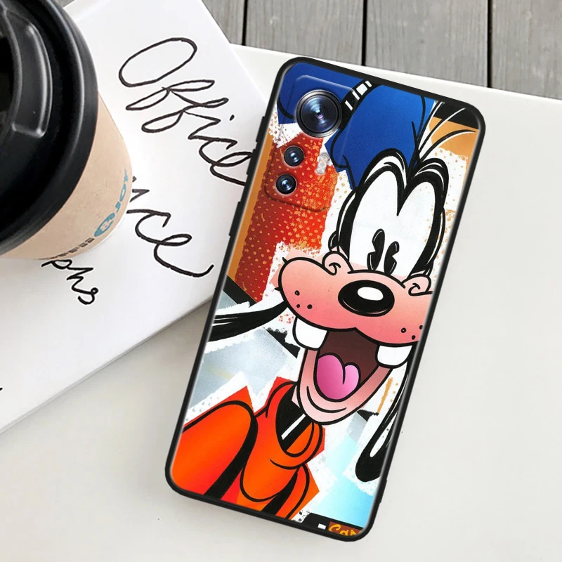 Dog Disney Friend Goofy For Xiaomi Mi 13 Ultra 12T 12S 12X 11i 11X 11T Play HyperCharge Lite Pro Black Phone Case Phone Case