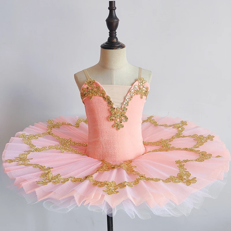 Tutu di balletto professionale Pancake Tutu Ballerina Abito da festa Adulto Donna Bambino Bambini Costume da ballo per balletto