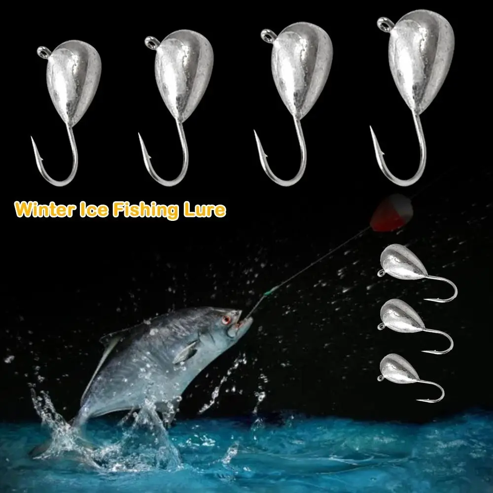 5 個 0.25 グラム/0.5 グラム/1 グラム/1.85 グラム/2.5 グラム/3 グラム/4.4 グラム冬氷釣りルアージギングバランサー氷釣りルアー人工スケトウダラ