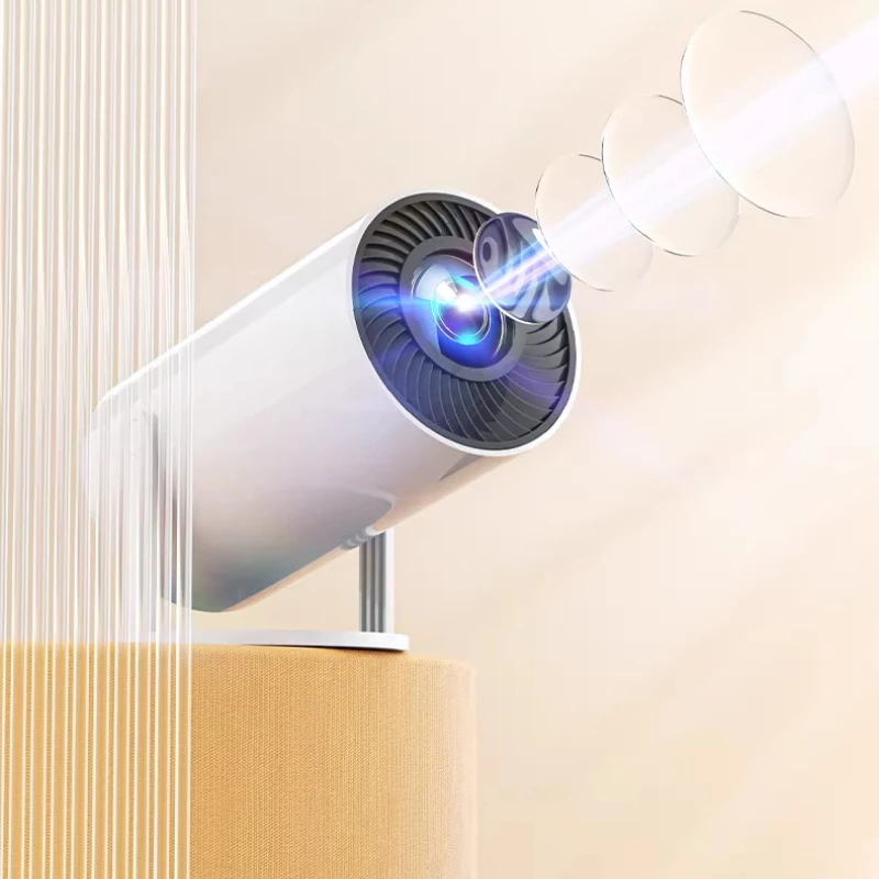 

2025 new projector home ultra high definition rotating gimbal home theater bedroom wall projection mobile phone screen
