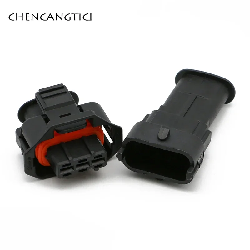 

1 Set 3 Pin Male Female Auto Diesel Injection Pump Connector Pressure Crankshaft Sensor Plug For Bosch 1928404227 1928403966