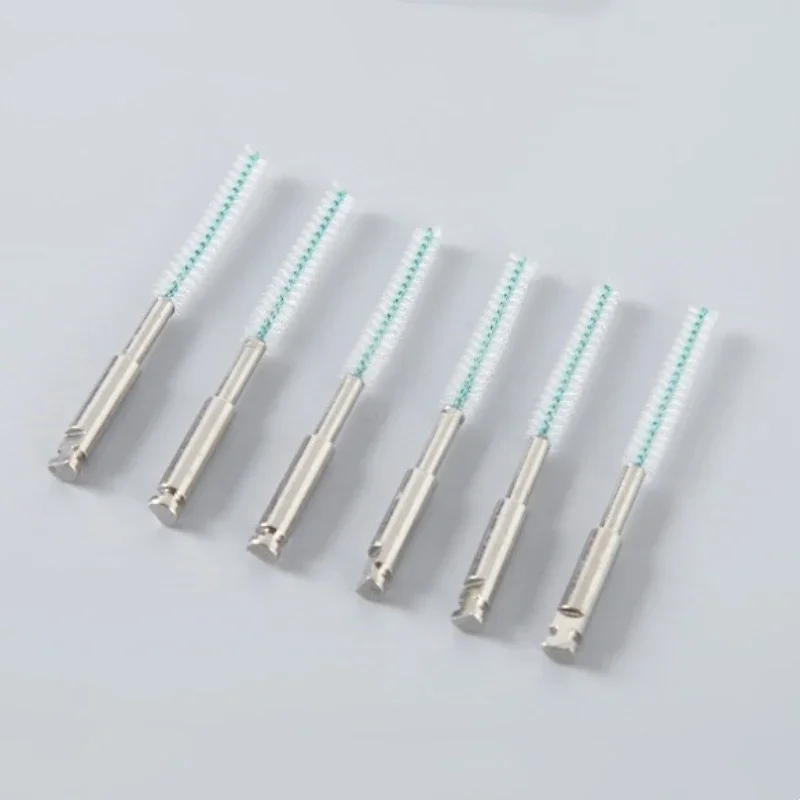 

10pcs Dental Endodontics Root Canal Cleaning Brush Long Nylon Teeth Cleaner Dentist Canal Brush RA Shank Dentistry Lab Tools