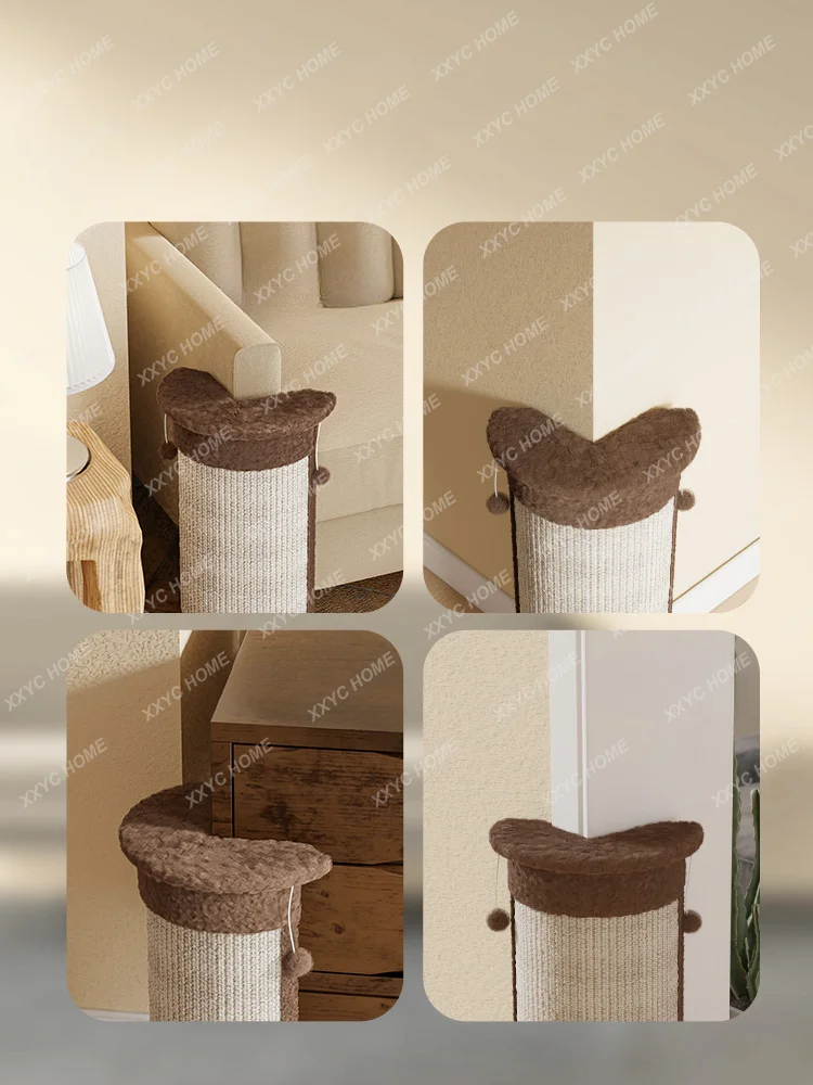 Vertical Sisal Cat Scratch Board Wear-Resistant Non-Chip Protection Sofa Anti-Scratching Cat Pillar Cat Grinding Claw