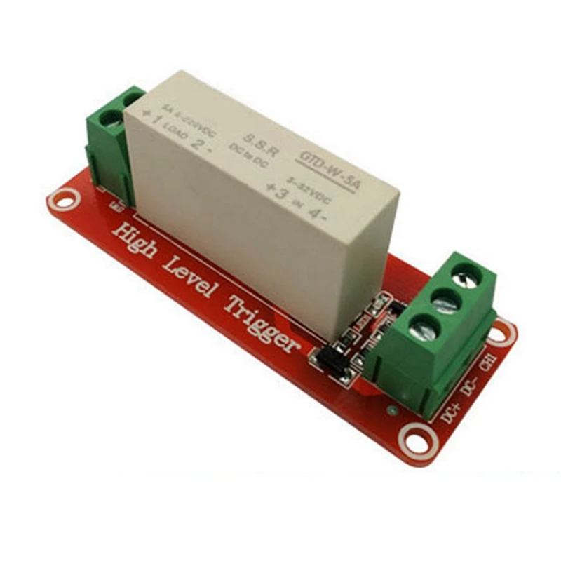 High Level Trigger DC Control DC Solid-State Relay Module Single-Phase Electric Relay Solid State 5A